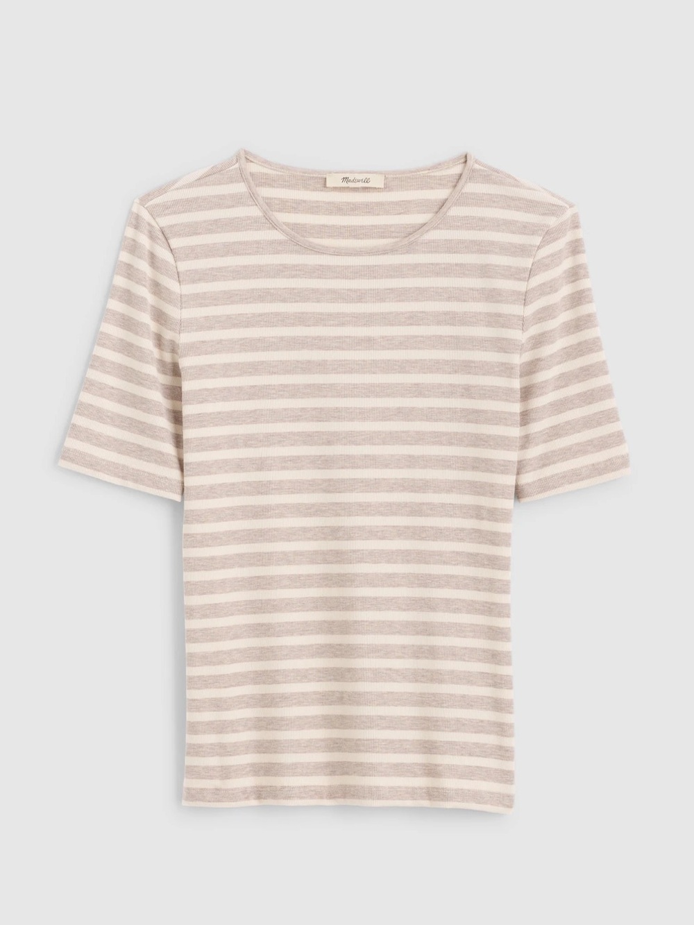 Madewell The 9-9 Tee in LuxeRib Sz. XXS
